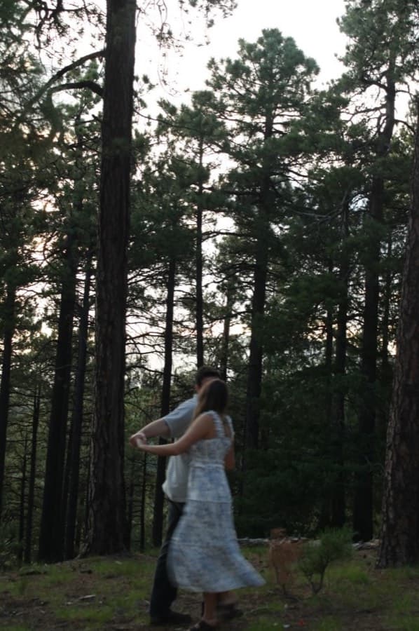 HannahMarie among the pines.